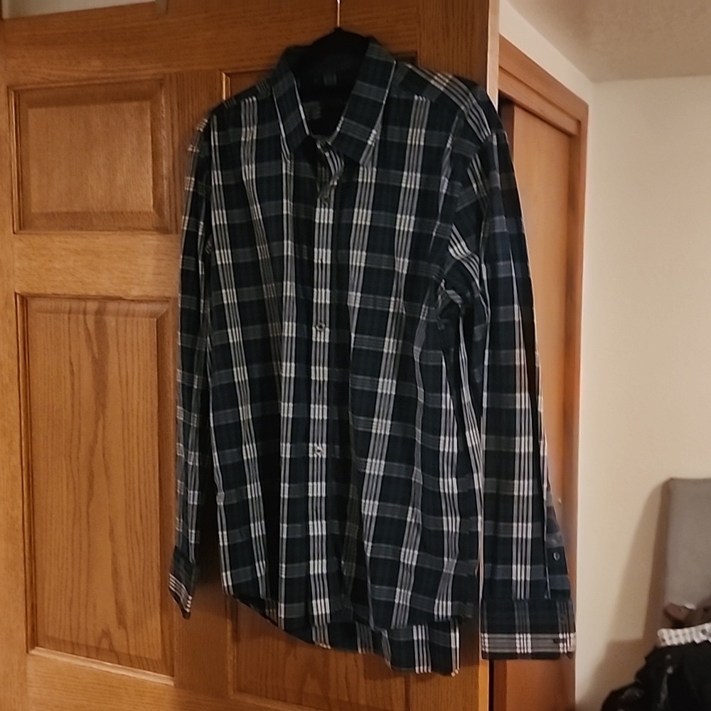 7 Diamonds button up long sleeve shirt x-Large